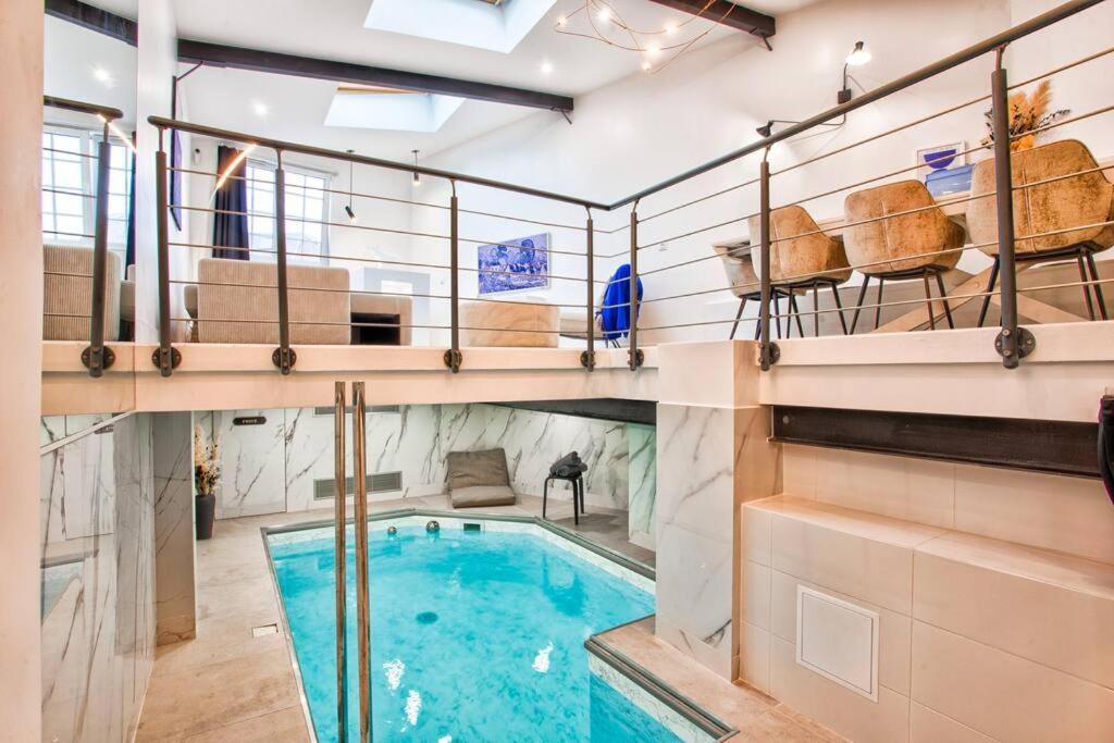 Deauville Luxury Blue Loft - Sauna And Inside Pool Trouville-sur-Mer Ngoại thất bức ảnh